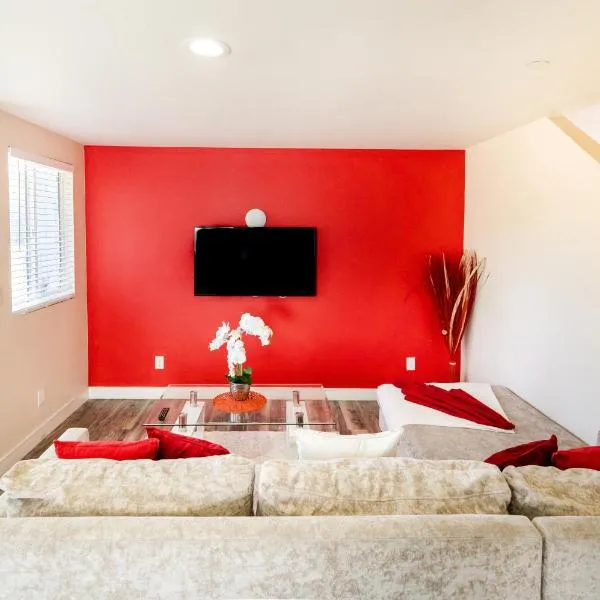 Large Condo Sleeps 10 near Downtown Los Angeles，位于洛杉矶的酒店